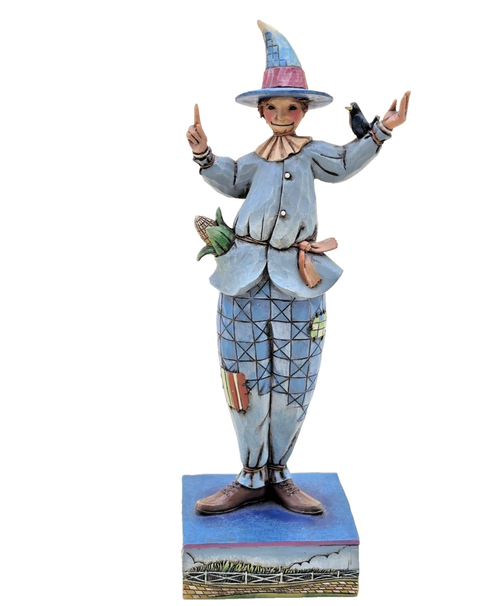 Jim Shore Wizard of Oz Scarecrow I Think Therefore Am 8" Figurine 4009047 2007